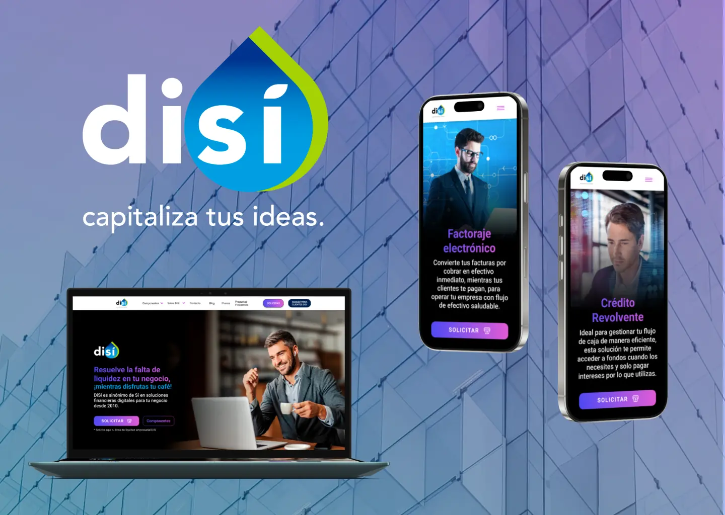 Vista principal del sitio web JMR 724.